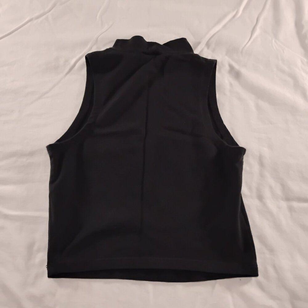 Wild Fable Mock Neck Crop Tank Top Size XS Extra Small Black - Picture 2 of 7